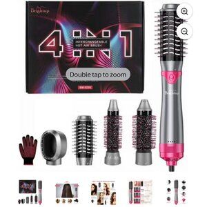 4 in 1 Interchangeable Hot Air Brush, New In Box